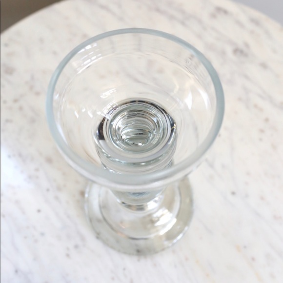 Glass candle holder, reversible - Picture 5 of 7